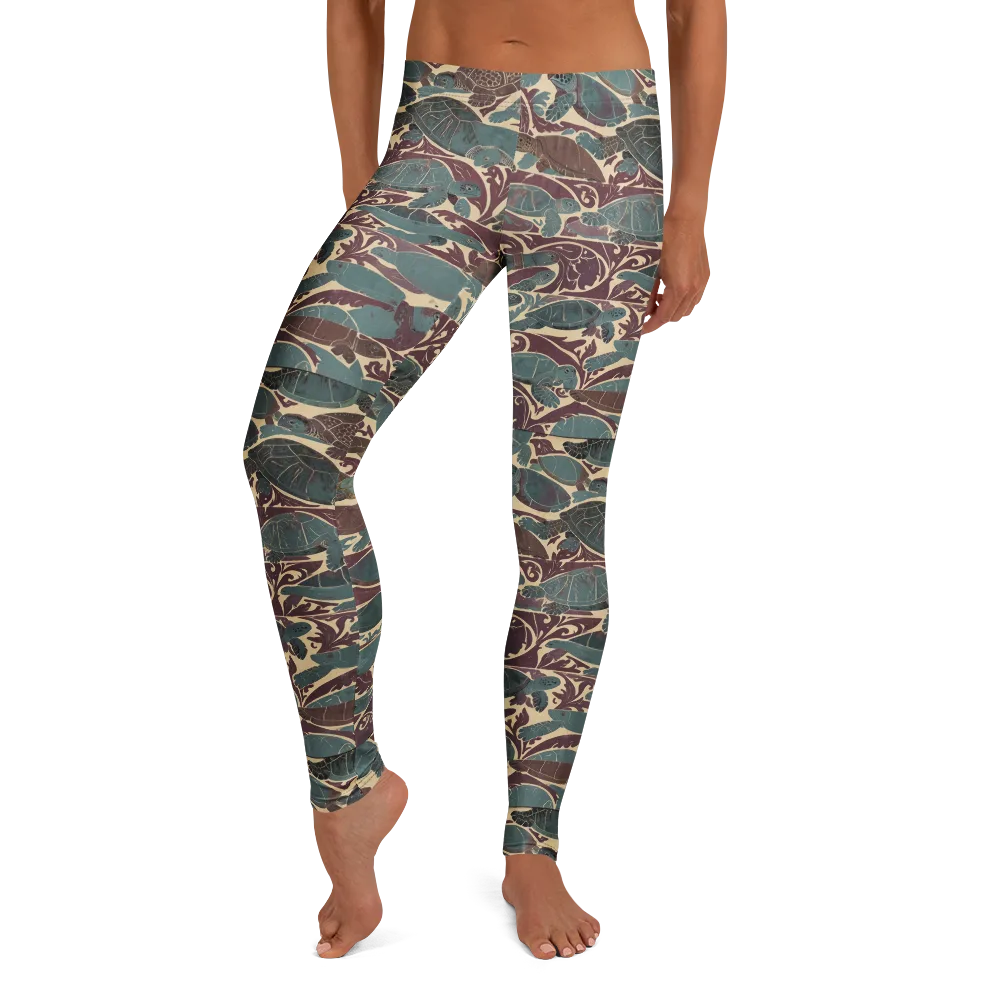 Mariner’s Mosaic on Leggings — Front