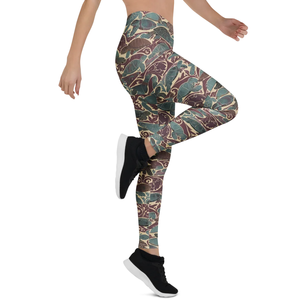 Mariner’s Mosaic on Leggings — Right