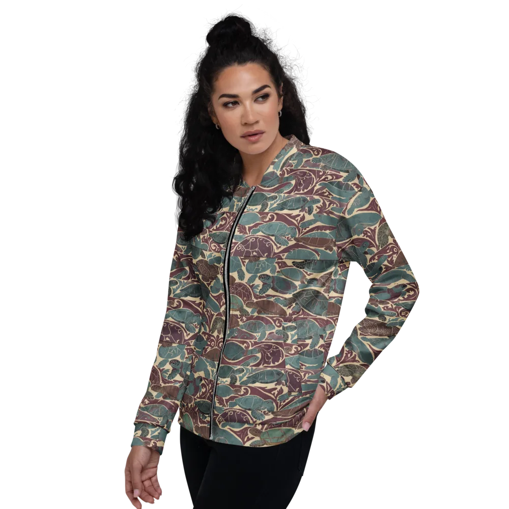 Mariner’s Mosaic on Bomber Jacket — Left