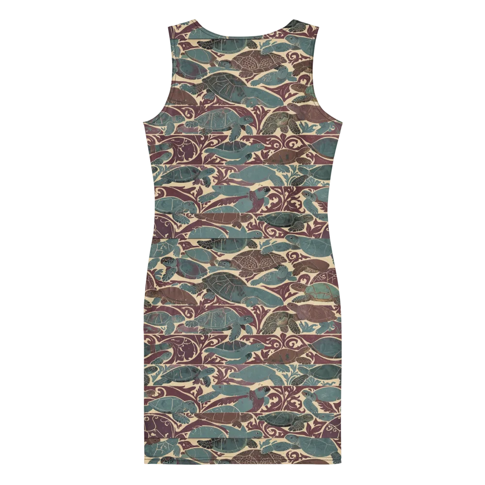 Mariner’s Mosaic on Bodycon Dress — Back