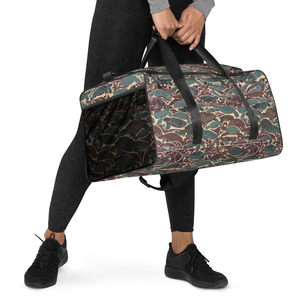Mariner’s Mosaic on Duffle Bag — Right Front