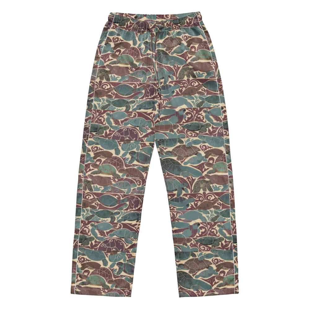 Mariner’s Mosaic on Women's Pajama Pants — Front