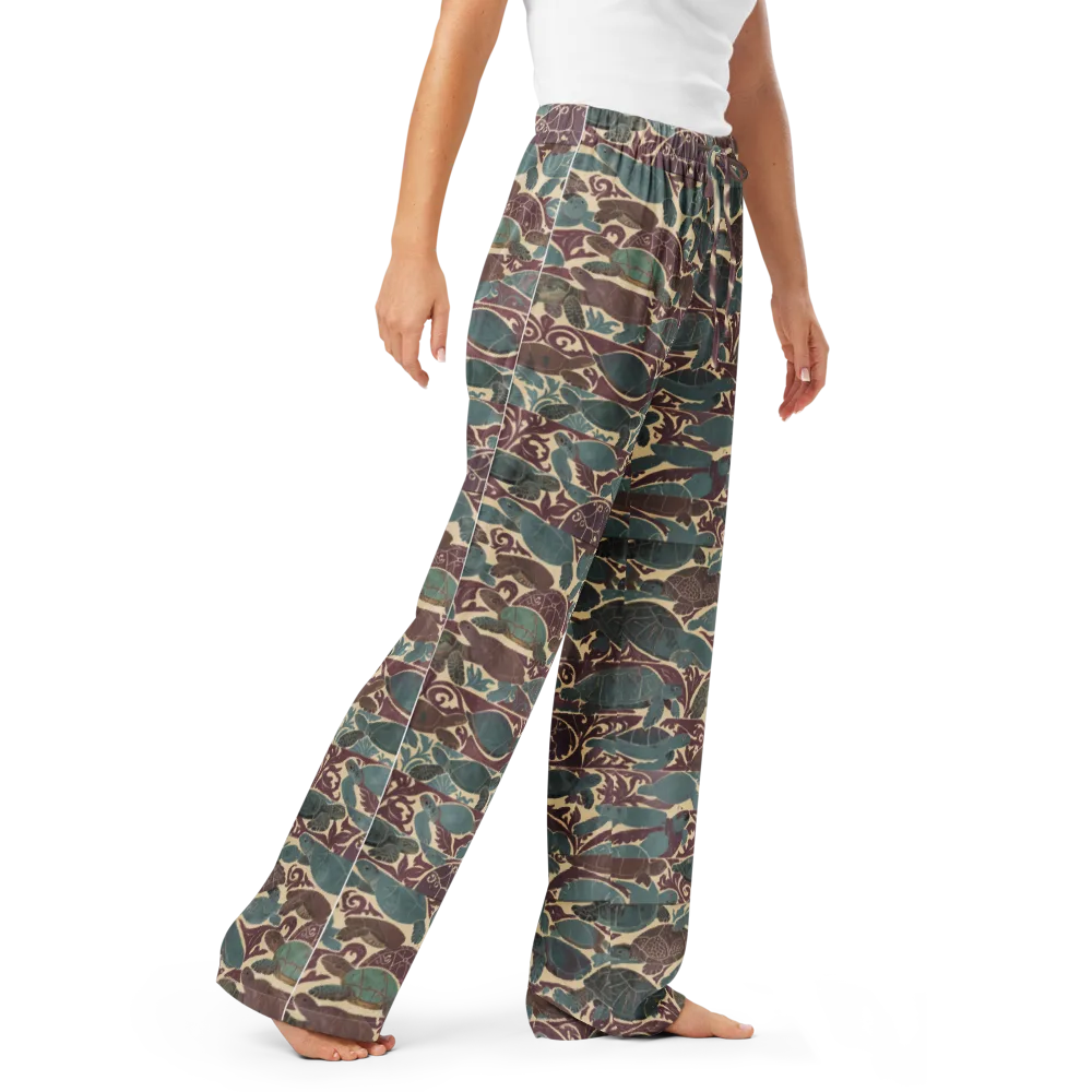 Mariner’s Mosaic on Women's Pajama Pants — Right Front