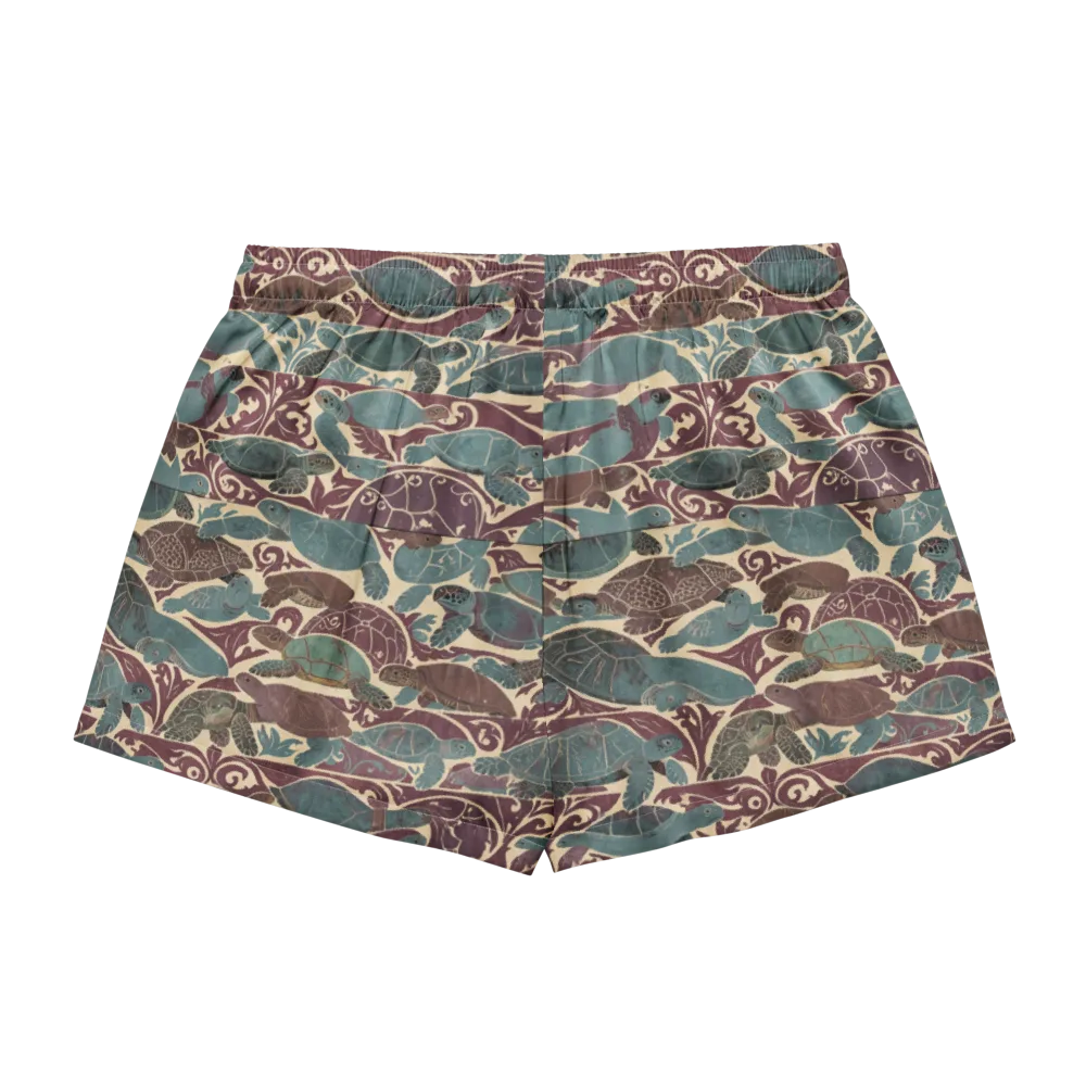 Mariner’s Mosaic on Women's Pajama Shorts — Back