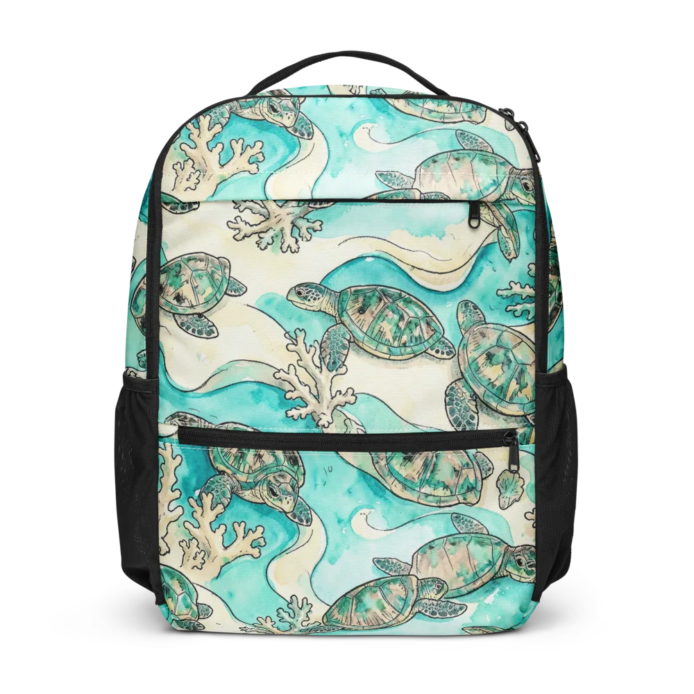 Lagoon Wanderers on Utility Backpack — Front