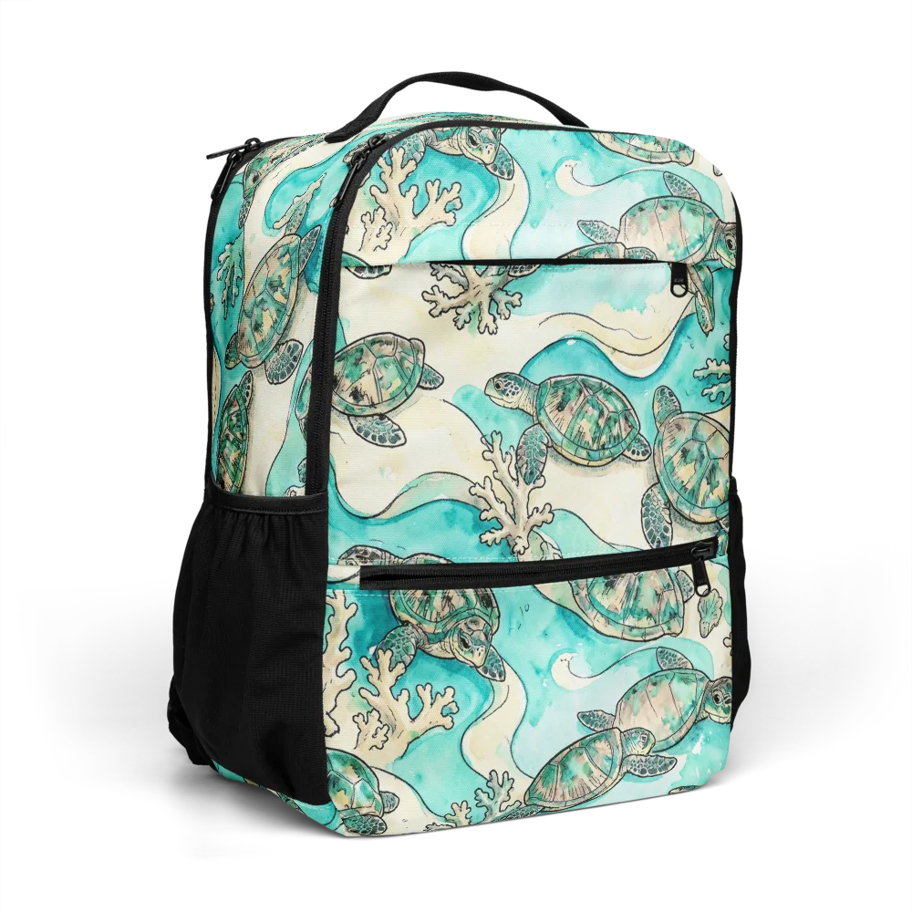 Lagoon Wanderers on Utility Backpack — Right Front