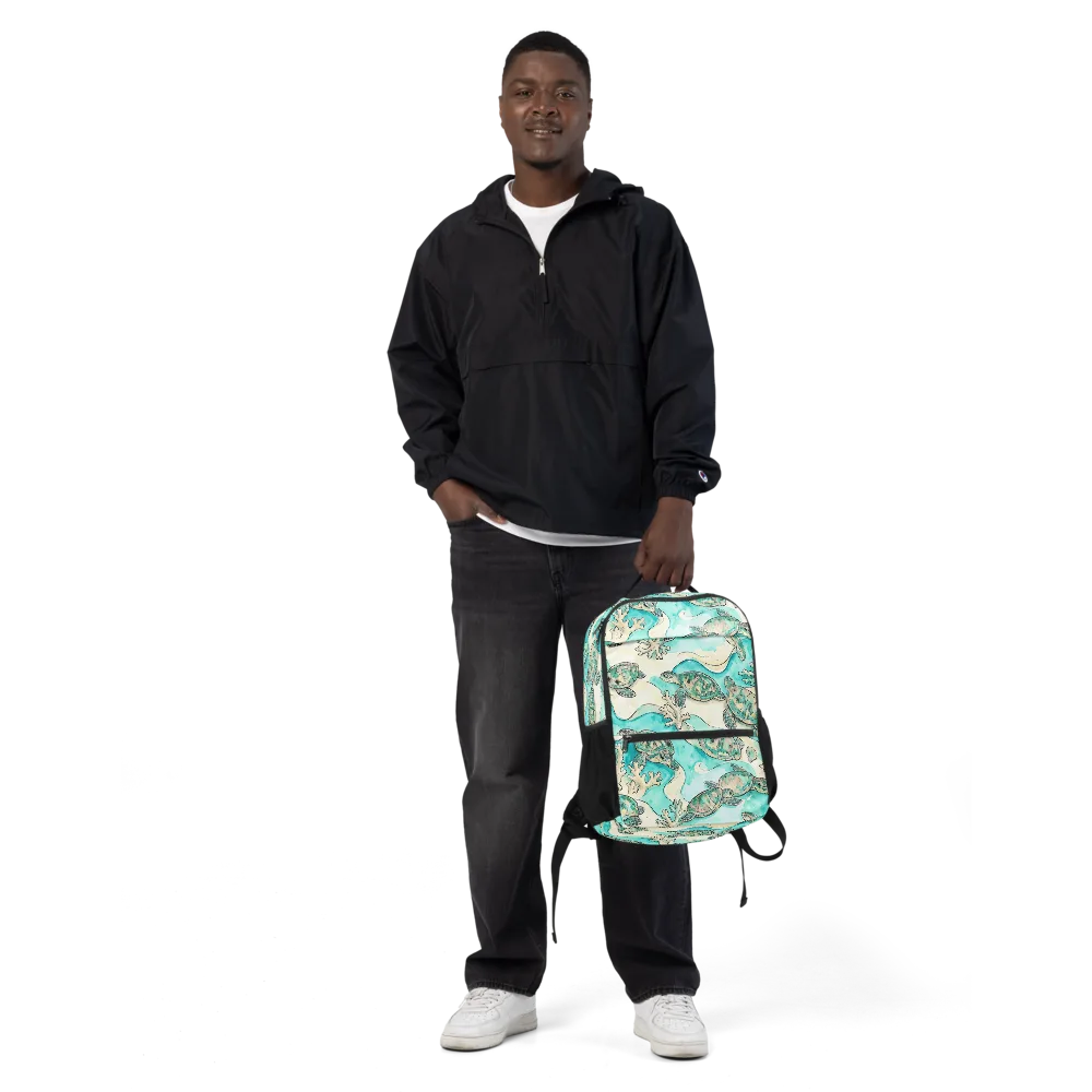 Lagoon Wanderers on Utility Backpack — Front