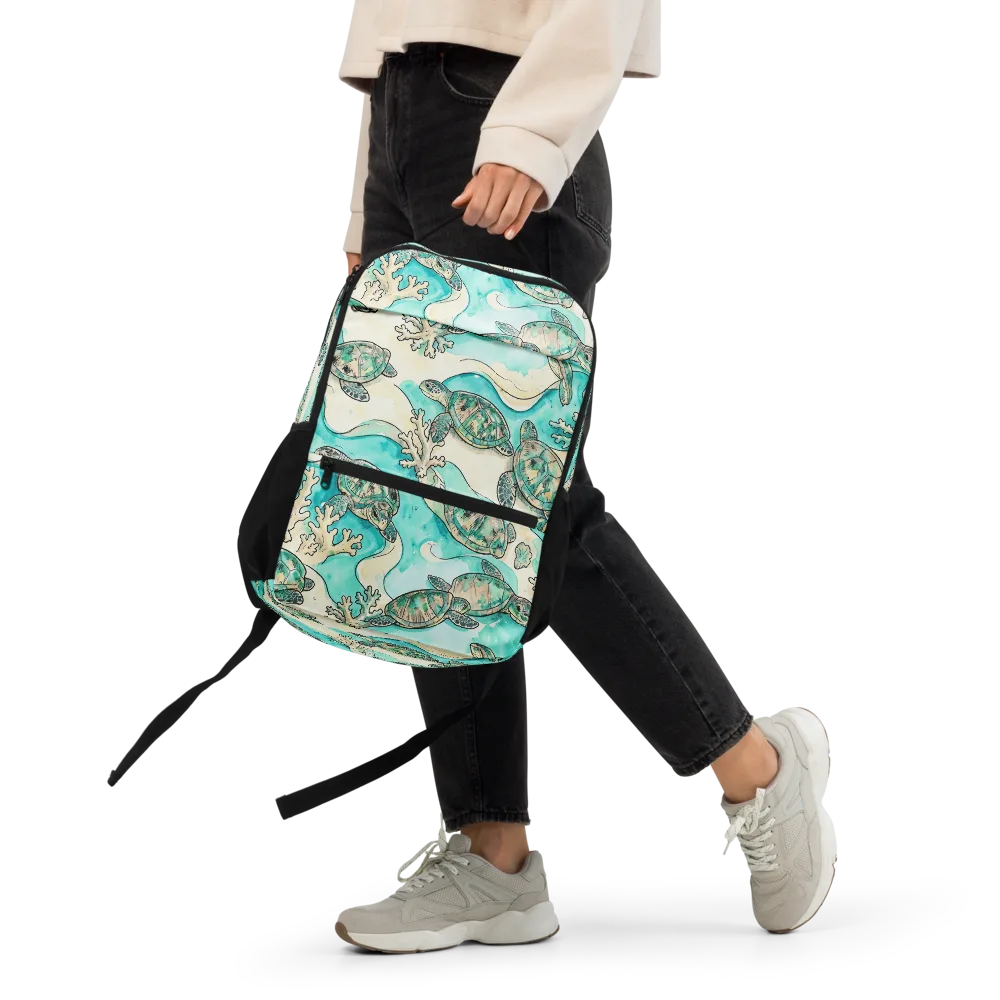 Lagoon Wanderers on Utility Backpack — Front