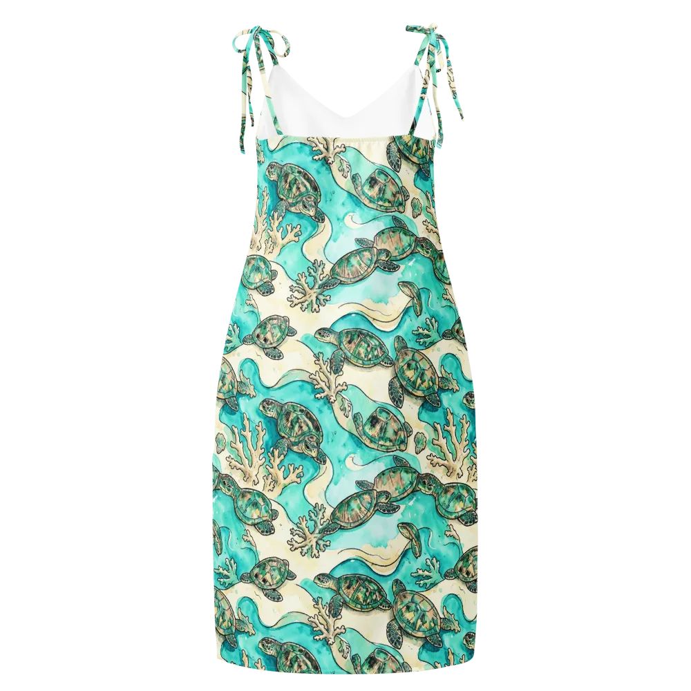 Lagoon Wanderers on Slip Dress — Back