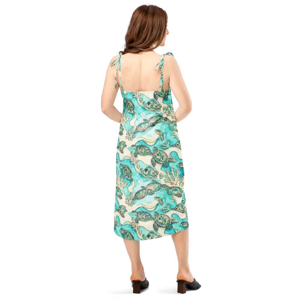 Lagoon Wanderers on Slip Dress — Back