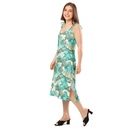 Lagoon Wanderers on a Slip Dress
