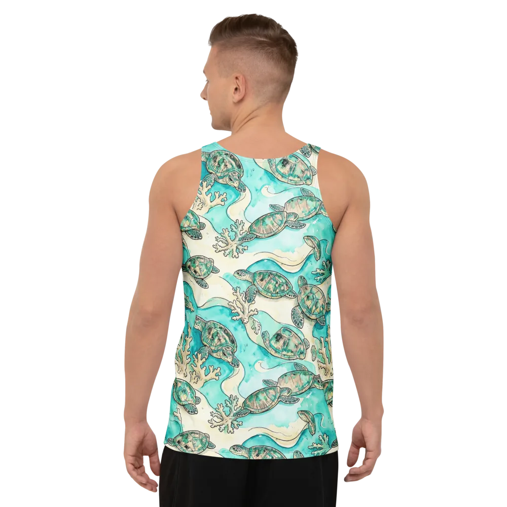 Lagoon Wanderers on Men's Tank Top — Back
