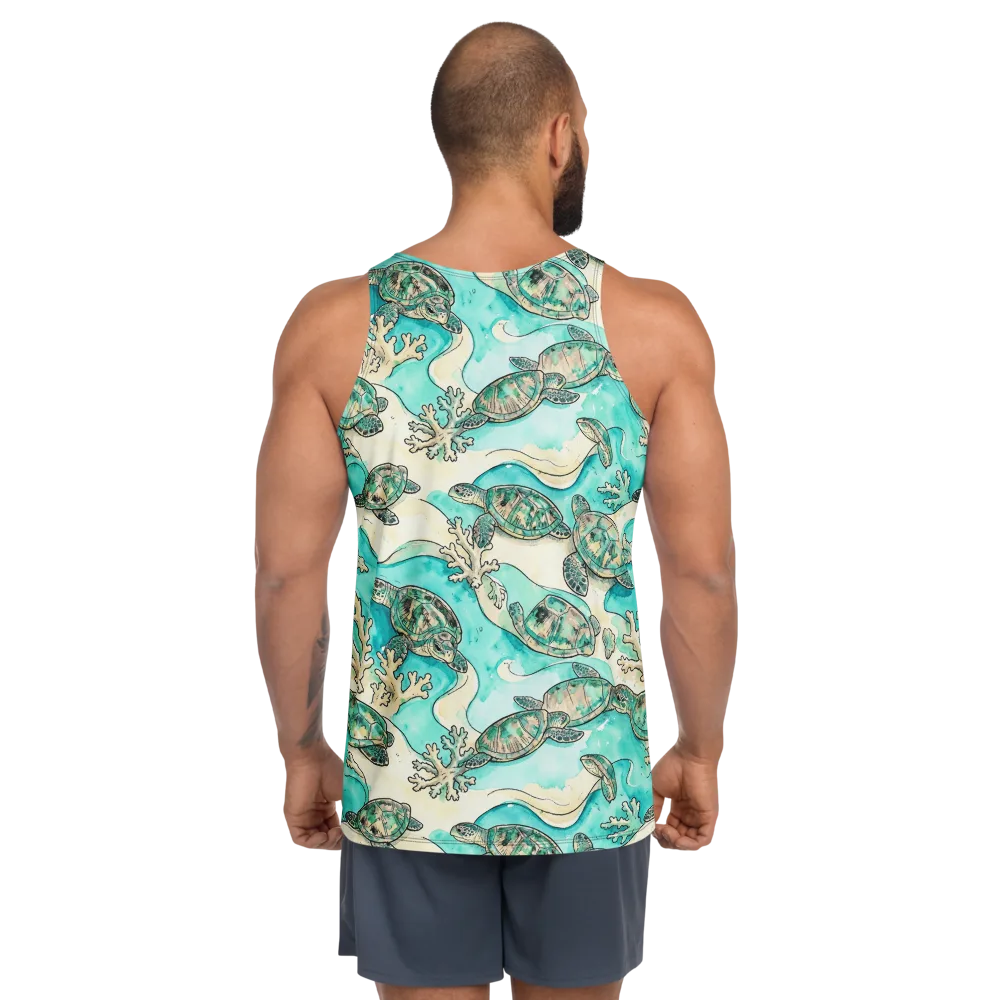 Lagoon Wanderers on Men's Tank Top — Back