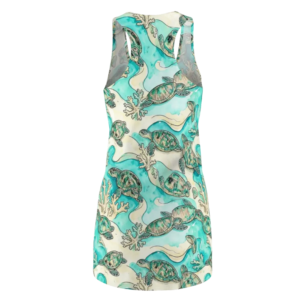 Lagoon Wanderers on Racerback Dress — Back