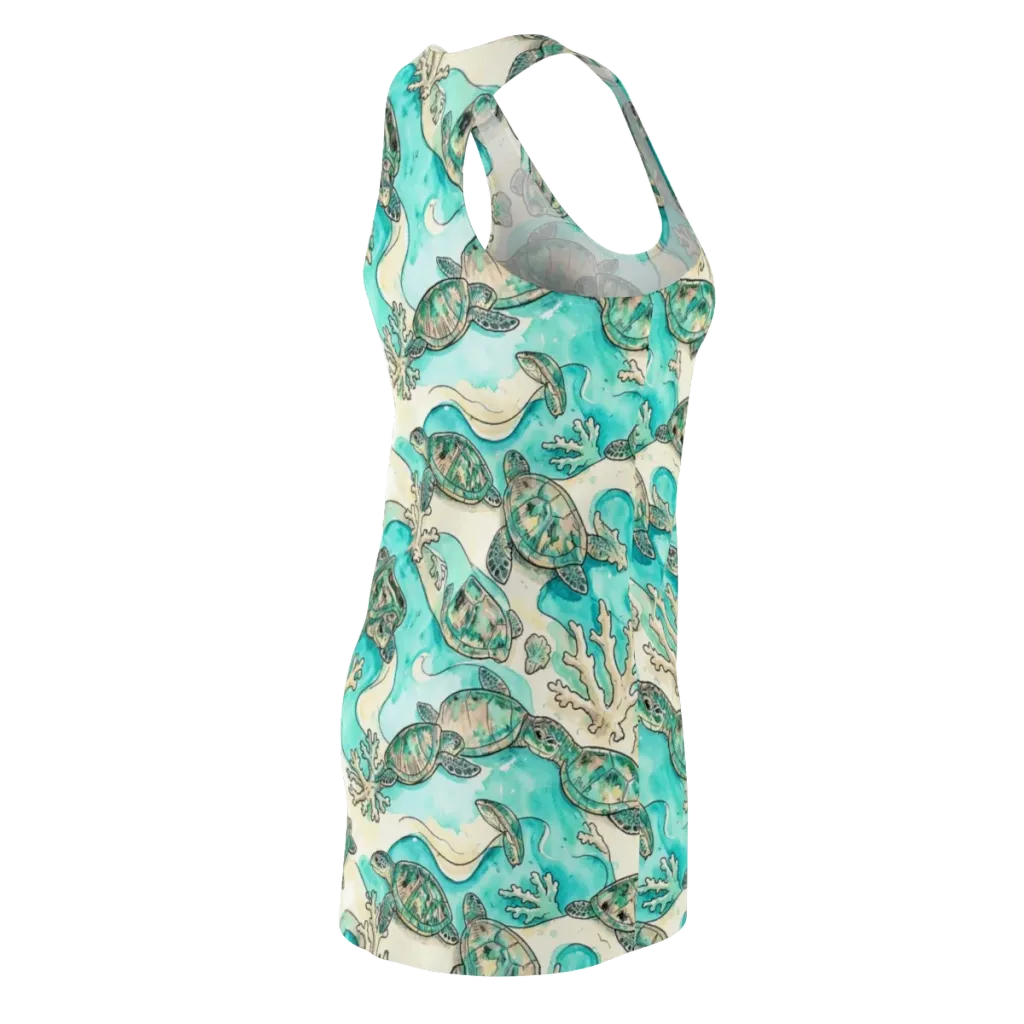 Lagoon Wanderers on Racerback Dress — Back Side
