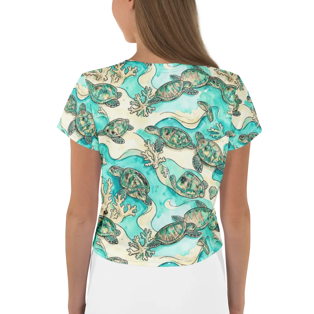 Lagoon Wanderers on Crop Tee — Back