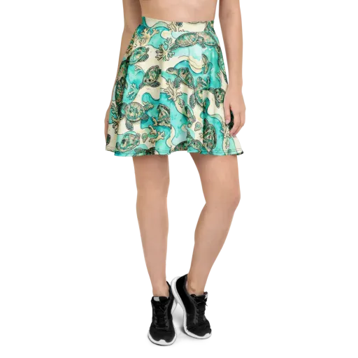 Lagoon Wanderers on a Skater Skirt