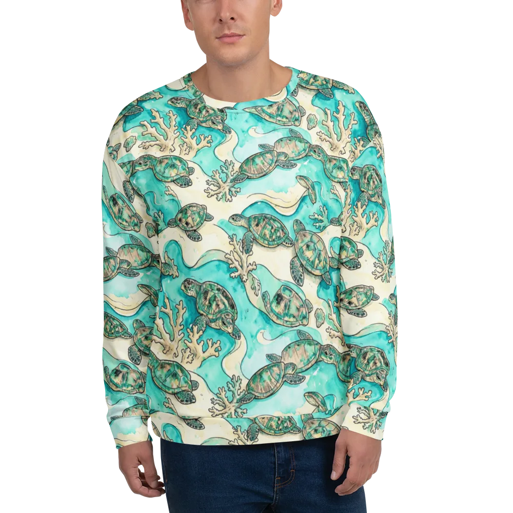 Lagoon Wanderers on Sweatshirt — Front