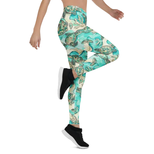 Lagoon Wanderers on a Leggings