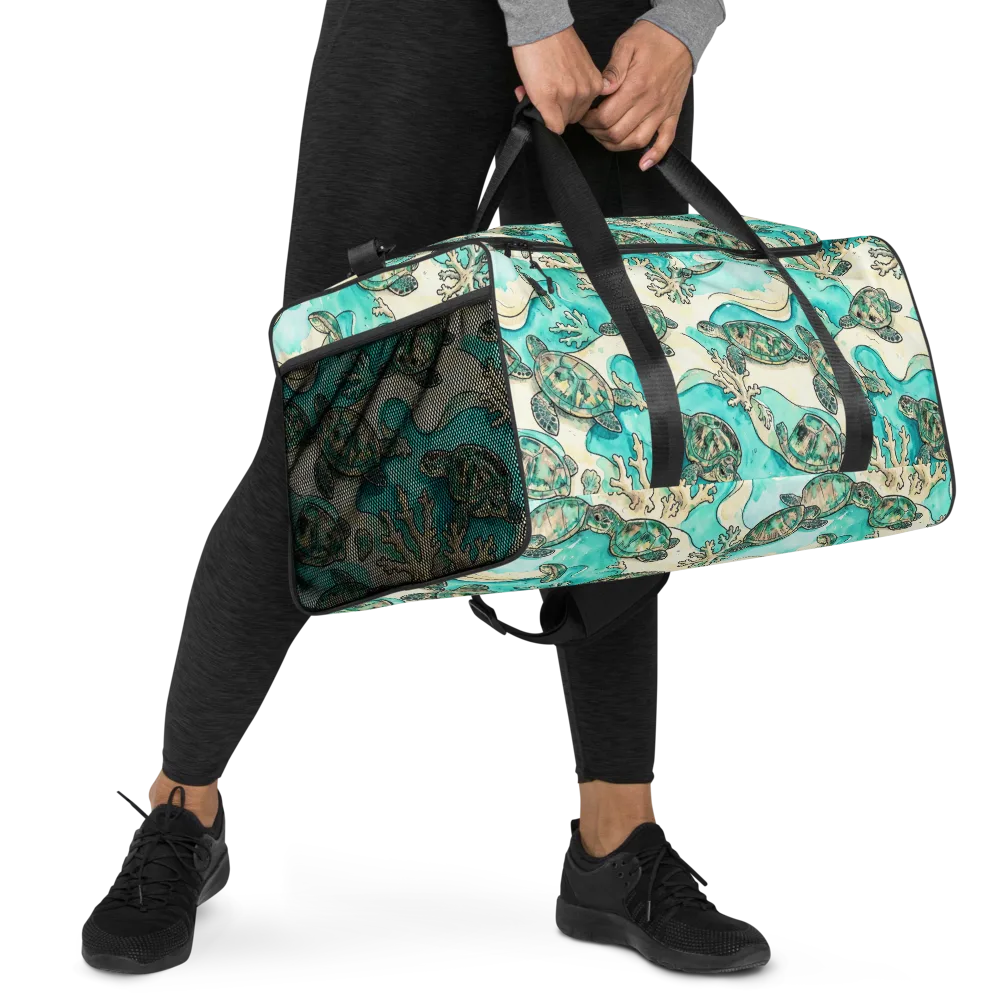 Lagoon Wanderers on Duffle Bag — Right Front
