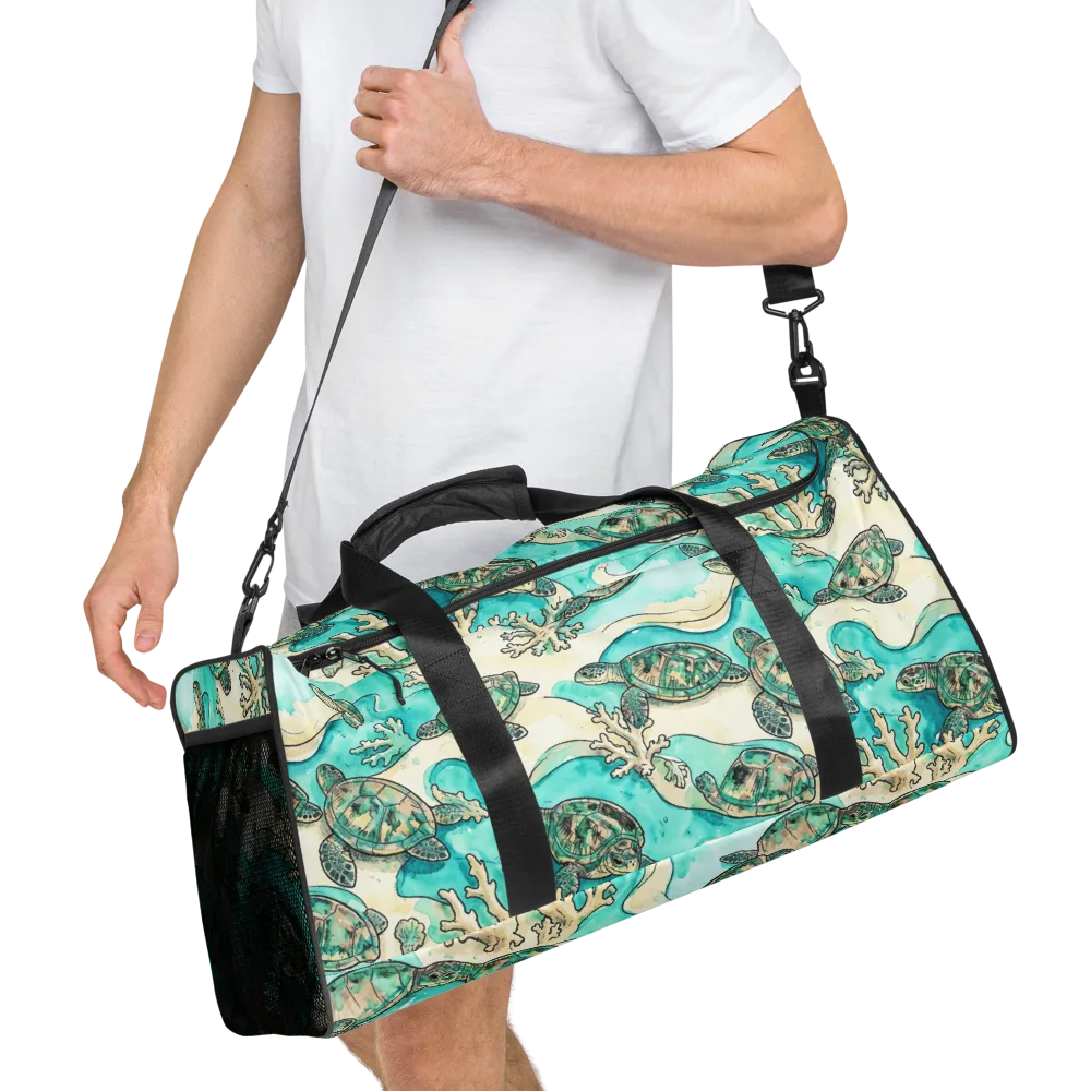 Lagoon Wanderers on Duffle Bag — Right Front