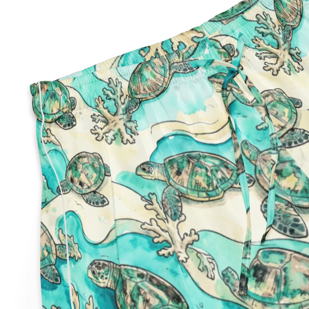 Lagoon Wanderers on Women's Pajama Shorts — Product details