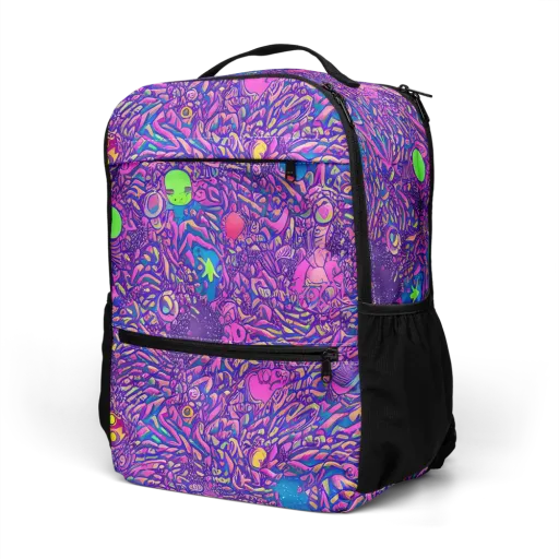 Neon Jungle on a Utility Backpack