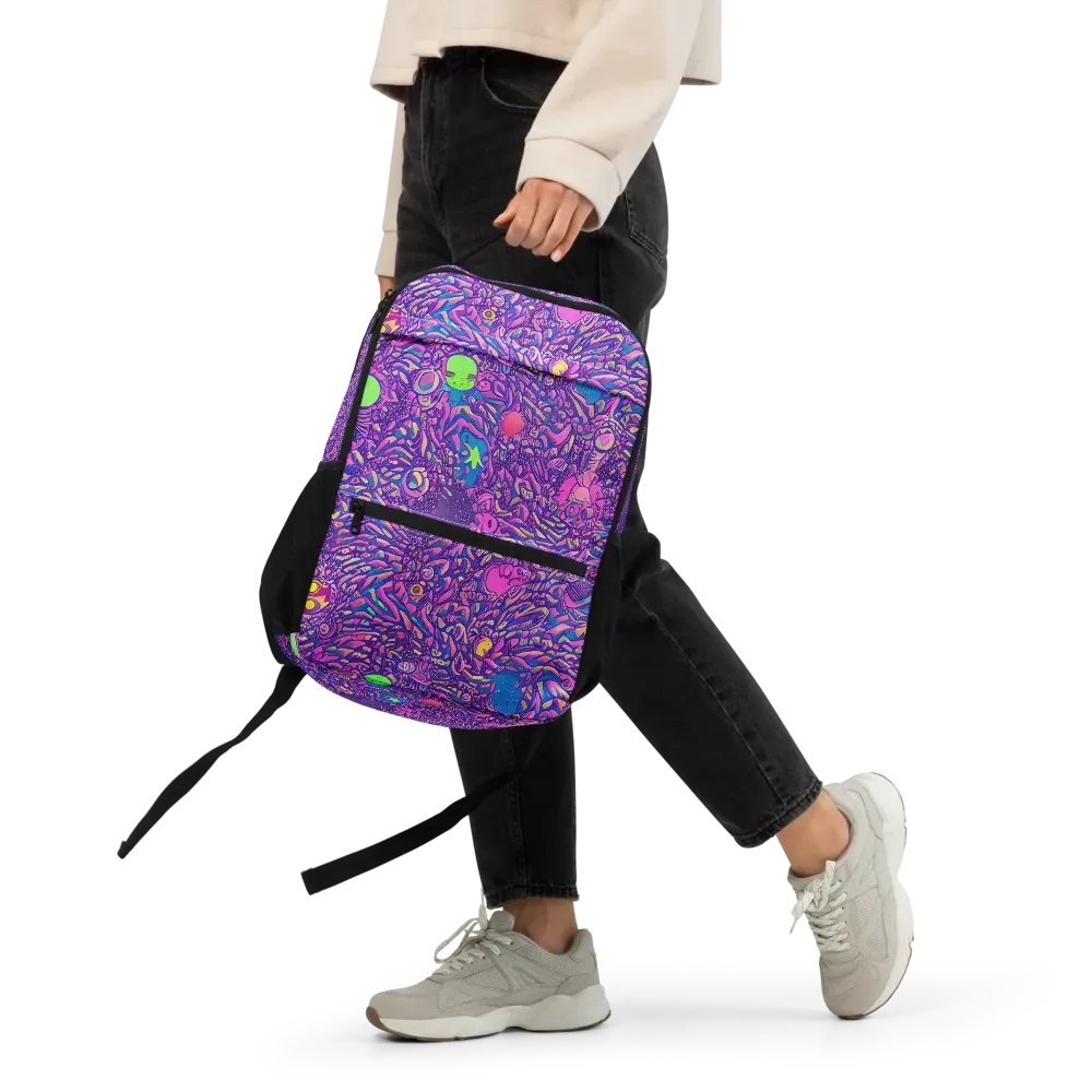 Neon Jungle on Utility Backpack — Front