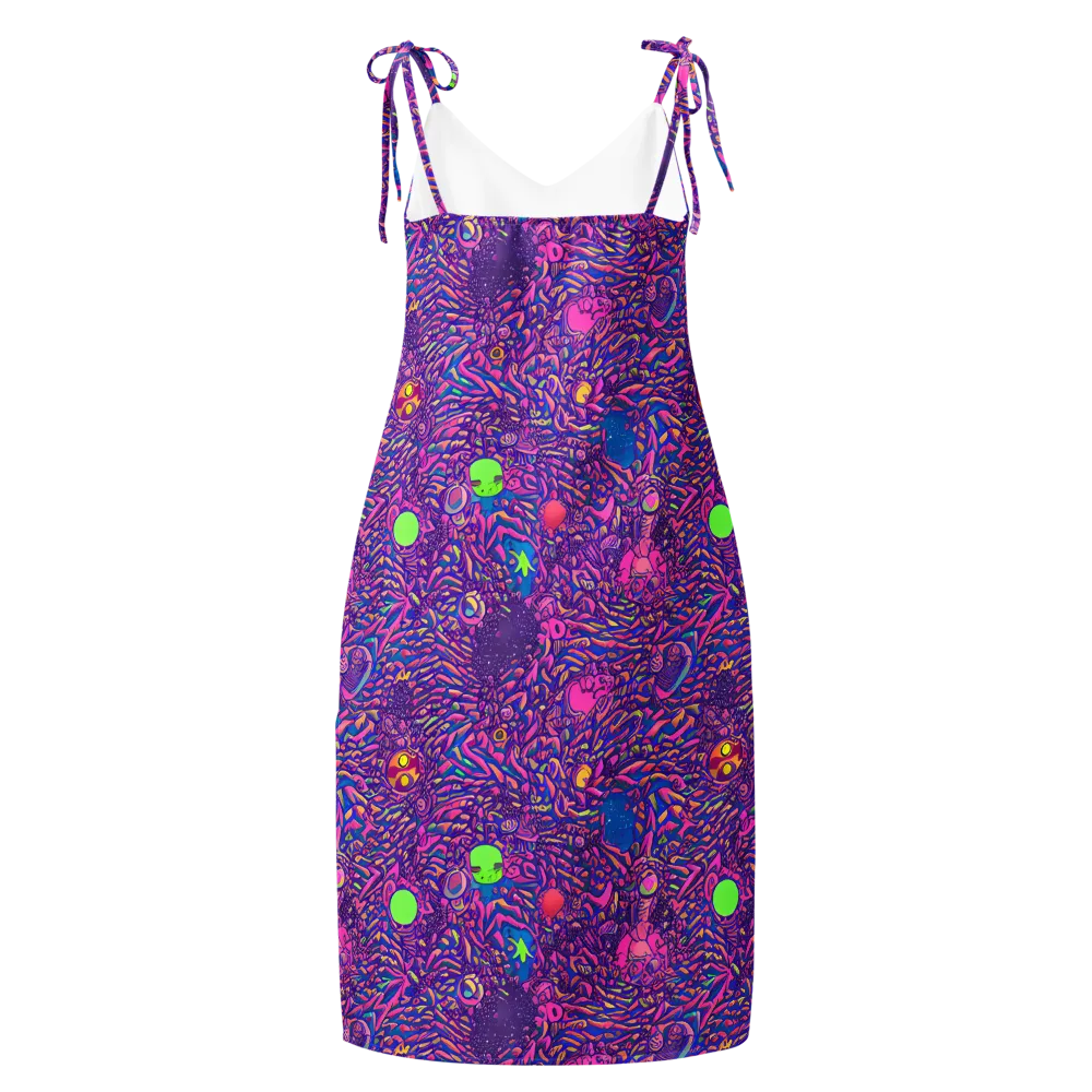 Neon Jungle on Slip Dress — Back