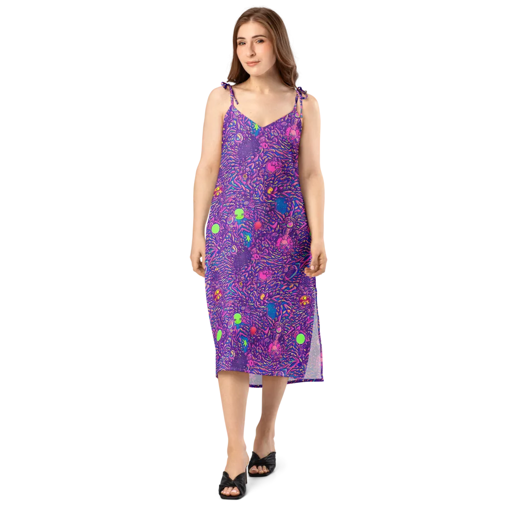 Neon Jungle on Slip Dress — Front