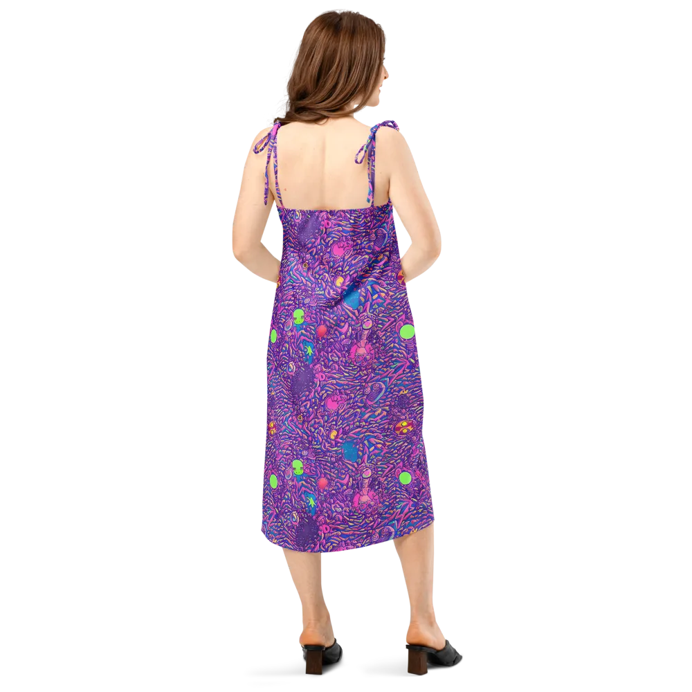 Neon Jungle on Slip Dress — Back