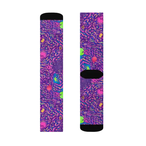 Neon Jungle on a Socks