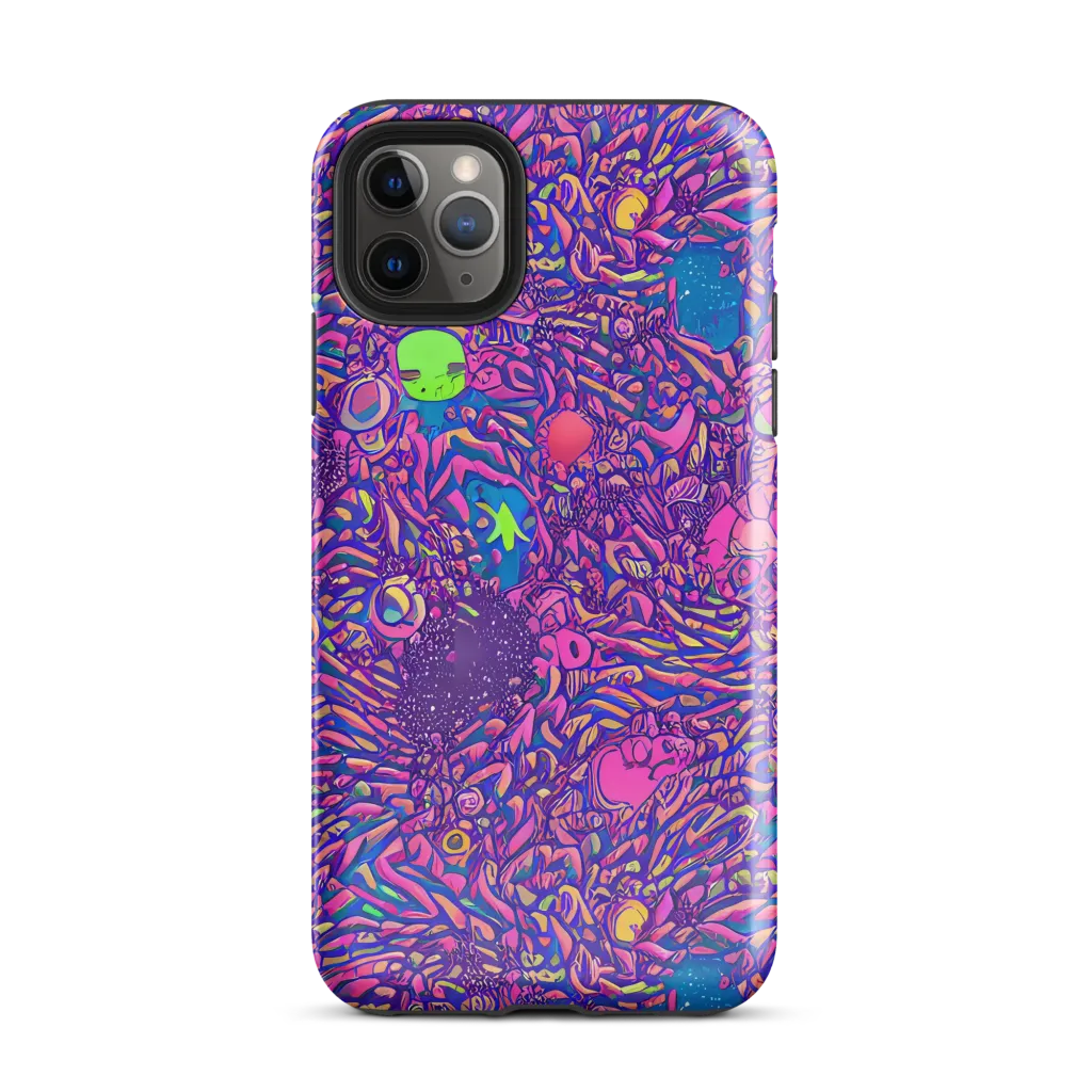 Neon Jungle on Tough Case for iPhone® — Front