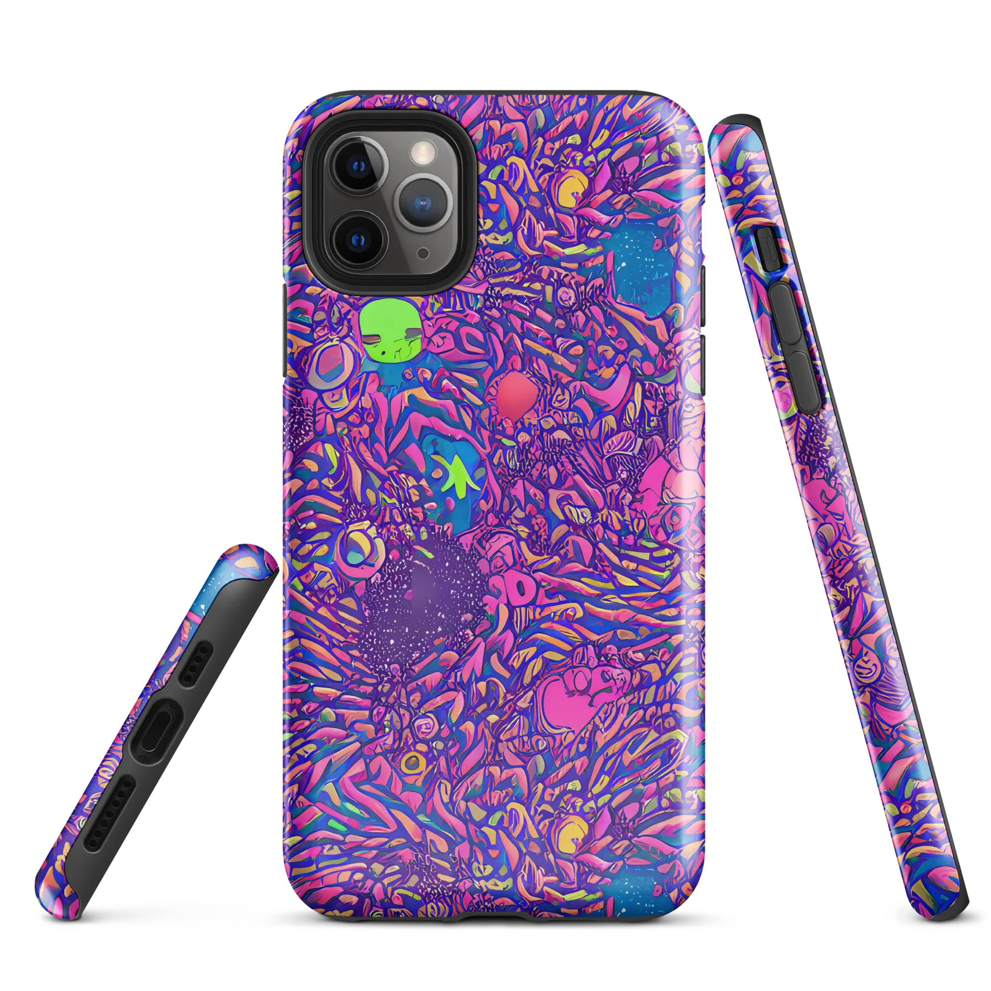 Neon Jungle on Tough Case for iPhone® — Front