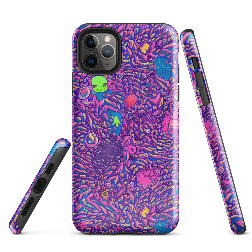 Neon Jungle on Tough Case for iPhone® — Front