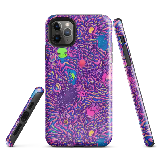 Neon Jungle on a Tough Case for iPhone®
