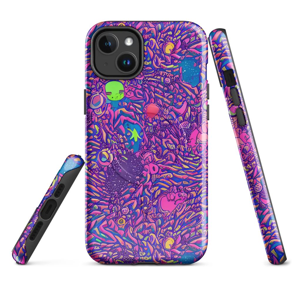 Neon Jungle on MagSafe Tough Case for iPhone® — Front