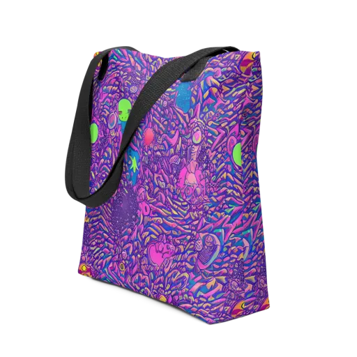 Neon Jungle on a Tote Bag