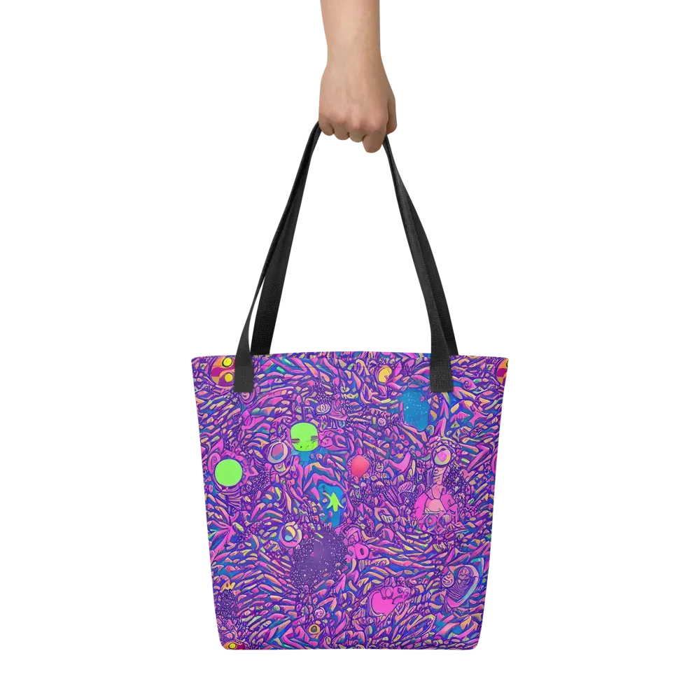 Neon Jungle on Tote Bag — Front