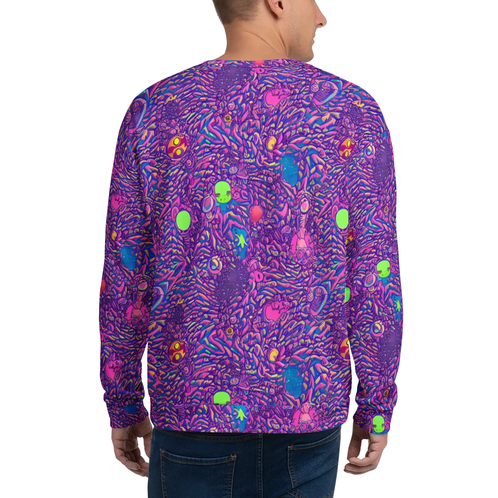 Neon Jungle on Sweatshirt — Back
