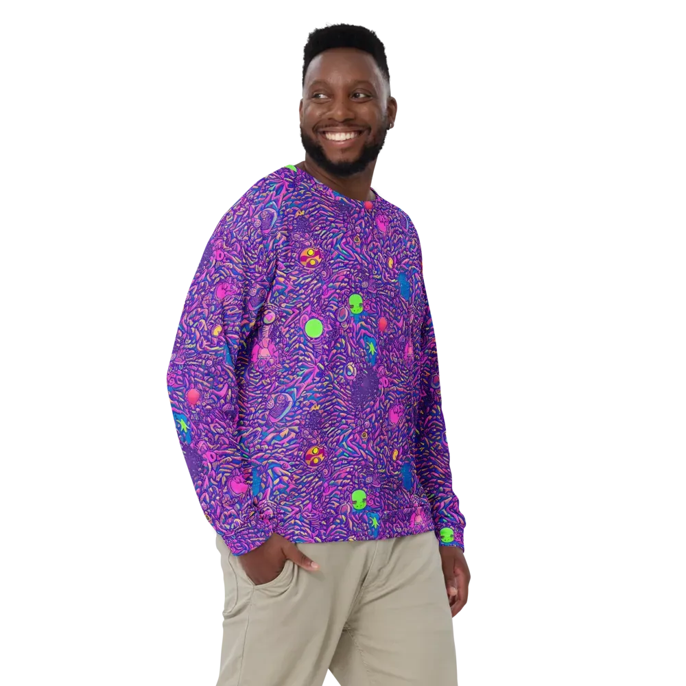 Neon Jungle on Sweatshirt — Front