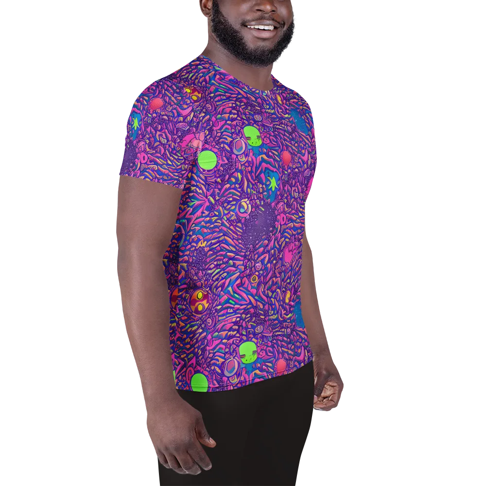 Neon Jungle on Men's Athletic T-Shirt — Right