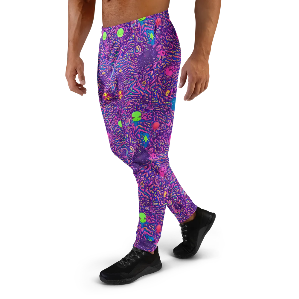 Neon Jungle on Men's Joggers — Left