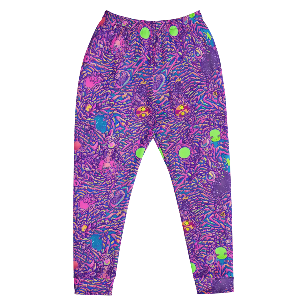 Neon Jungle on Men's Joggers — Front