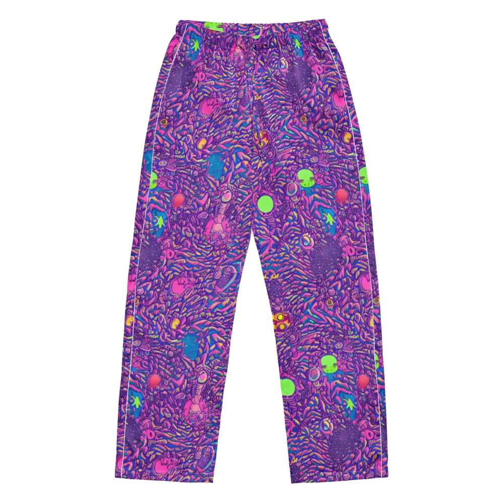 Neon Jungle on Women's Pajama Pants — Front