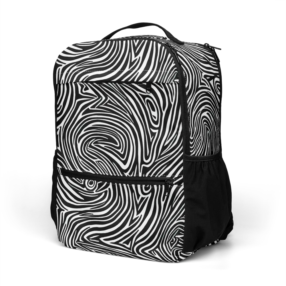 Monochrome Current on Utility Backpack — Left Front