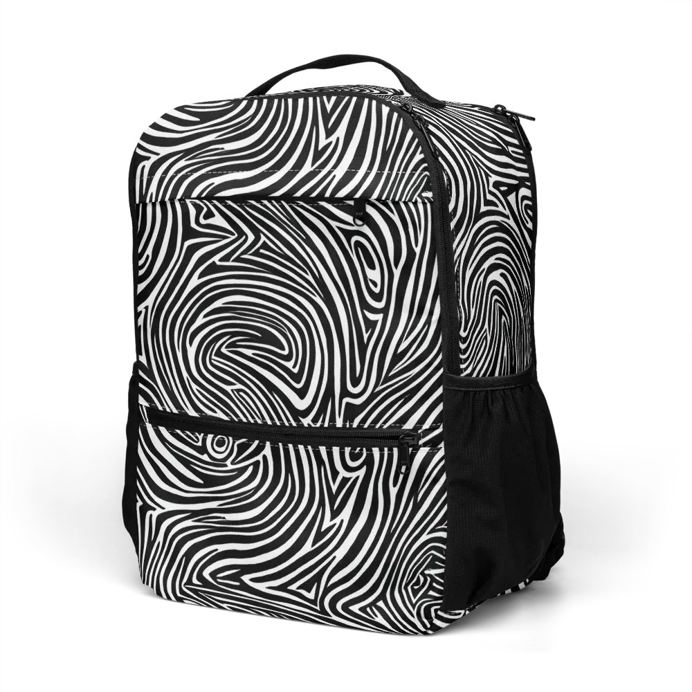 Monochrome Current on Utility Backpack — Left Front