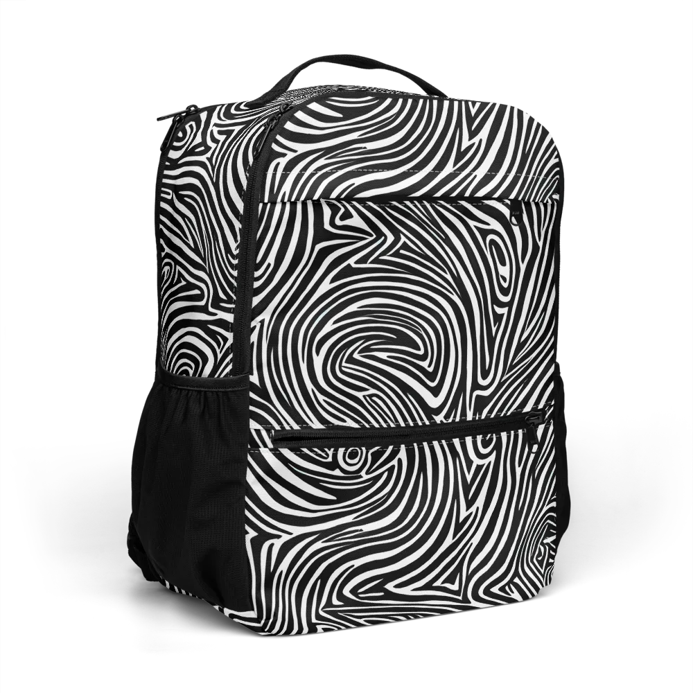 Monochrome Current on Utility Backpack — Right Front