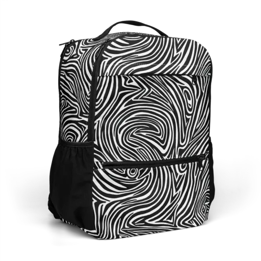 Monochrome Current on a Utility Backpack