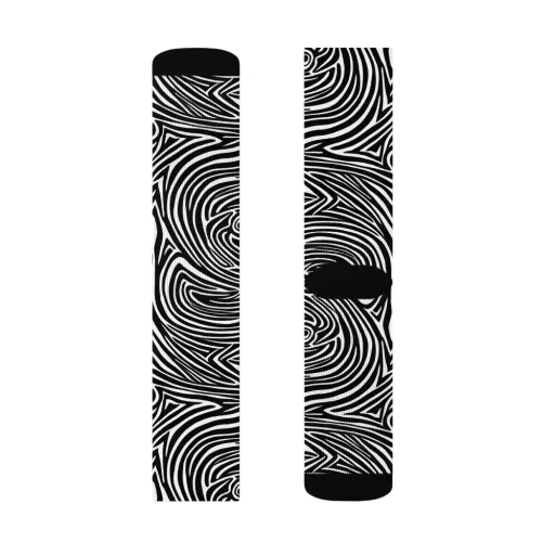 Monochrome Current on a Socks